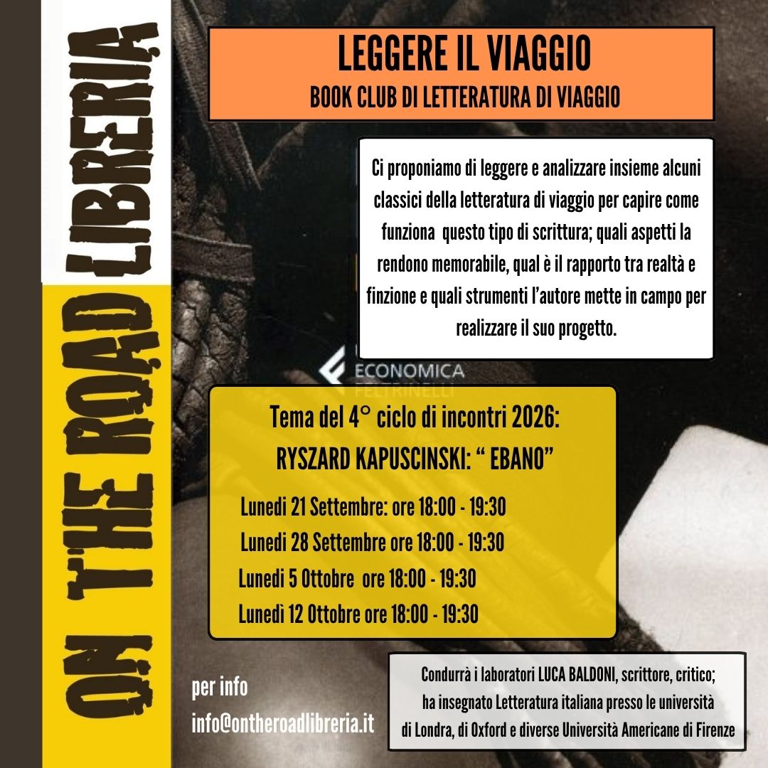 Leggere il viaggio. Bookclub di letteratura di viaggio: Ryszard Kapuscinski 